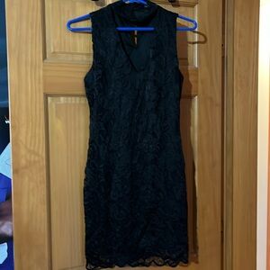 Little black lace dress